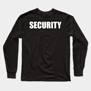 Security - George Floyd Justice Black Lives Matter Long Sleeve T-Shirt